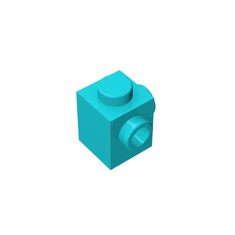 Gobricks GDS-1046 Modified Brick 1 x 1 with Studs on 2 Sides | Building Block for DIY detail view