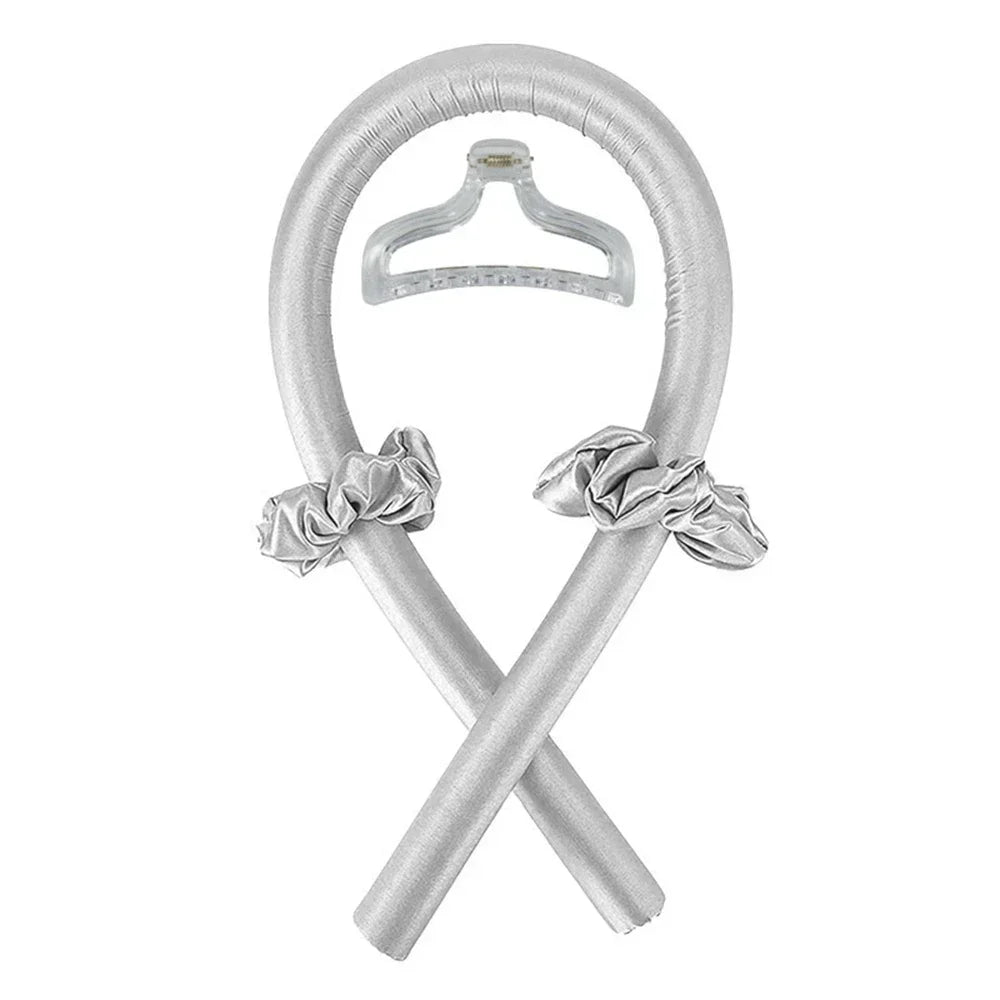 Heatless Curling Rod Headband | No Heat Hair Curler for Soft Sleeping Curls close-up view