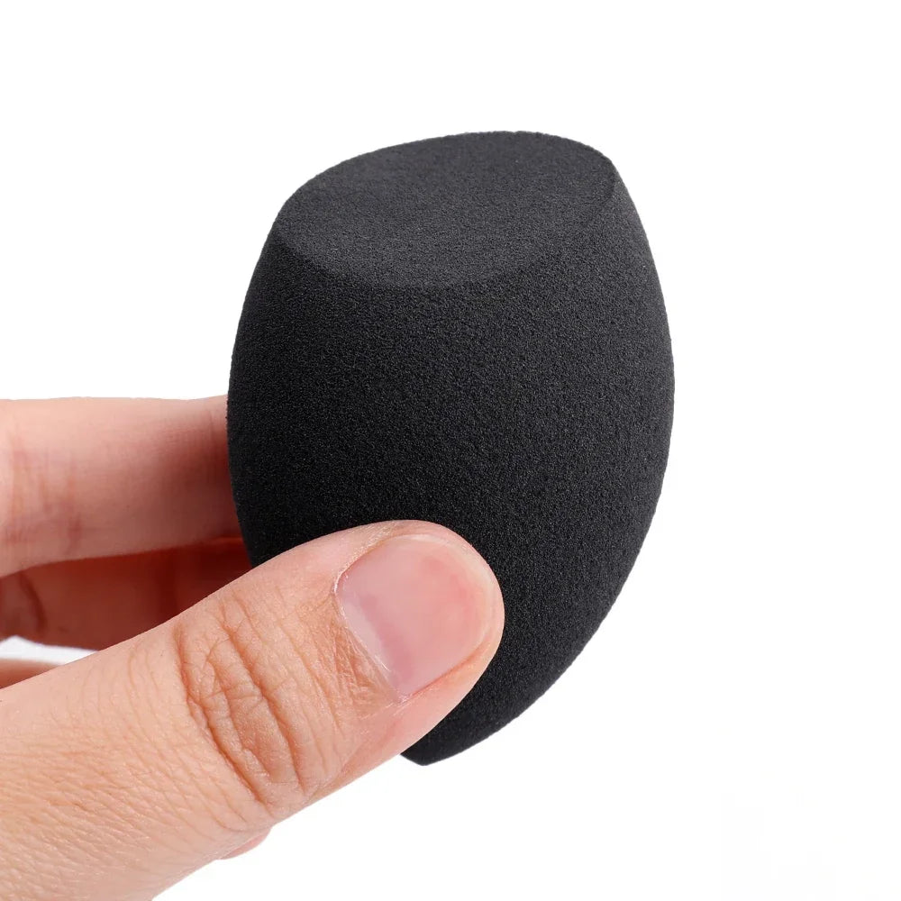 1Pcs Black Makeup Sponge Puff Beauty Egg Face Foundation Powder Cream Sponges Cosme additional angle