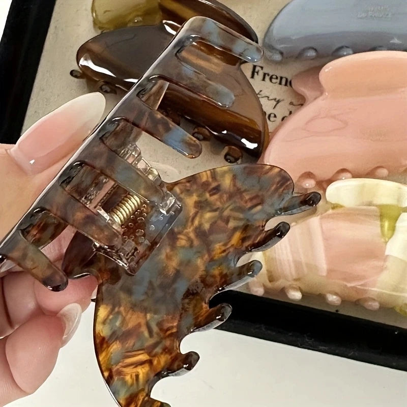 Acetate Hair Claw Medium Size Women Hair Clip