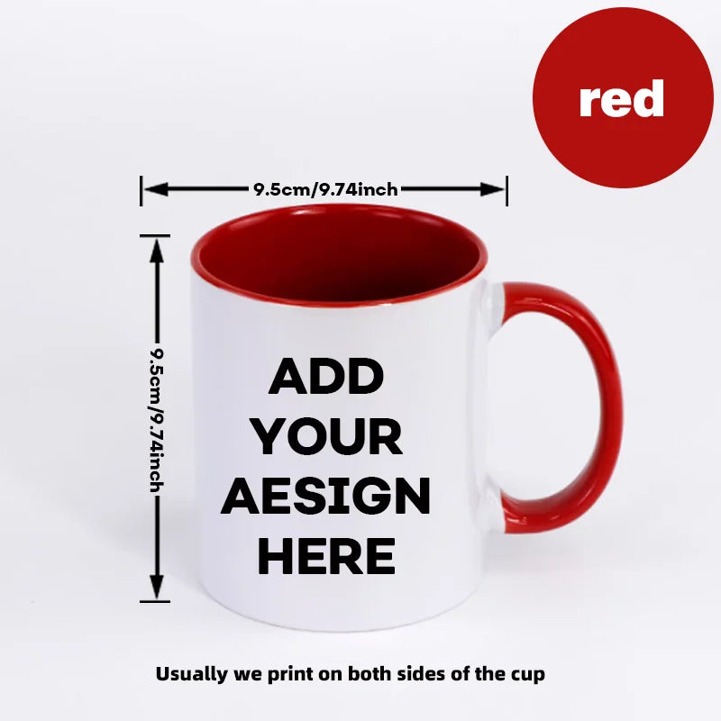 Custom Coffee Mug with Photo and Text | Personalized Gift Idea lifestyle view