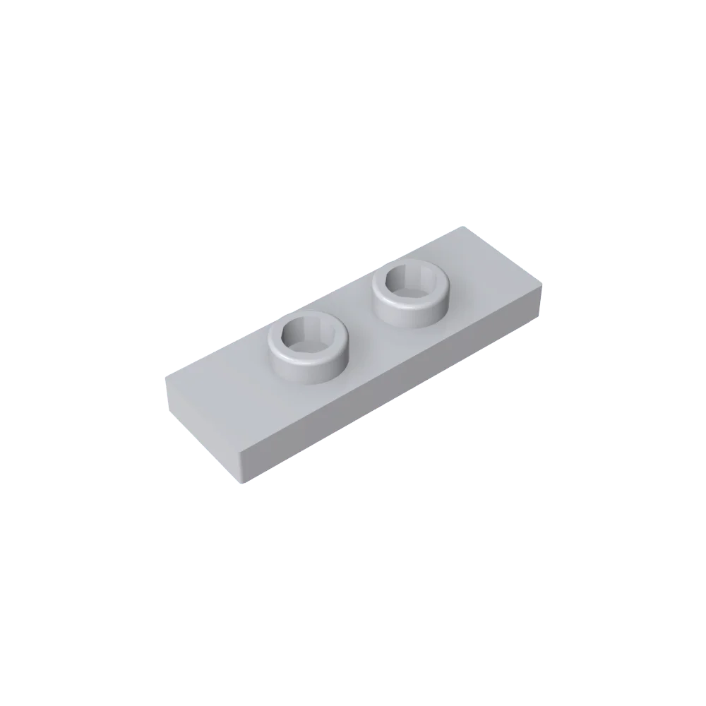 Gobricks GDS-1504 Plate, Modified 1 x 3 with 2 Studs (Double Jumper) | Compatible Bui lifestyle view