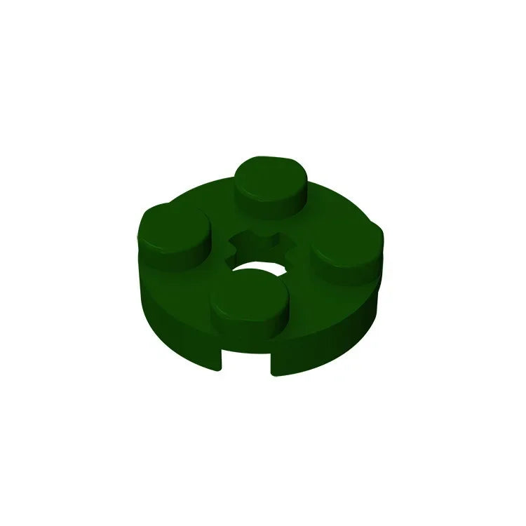 Gobricks GDS-609 PLATE 2X2 ROUND | Compatible Building Blocks for DIY Educational Mode close-up view