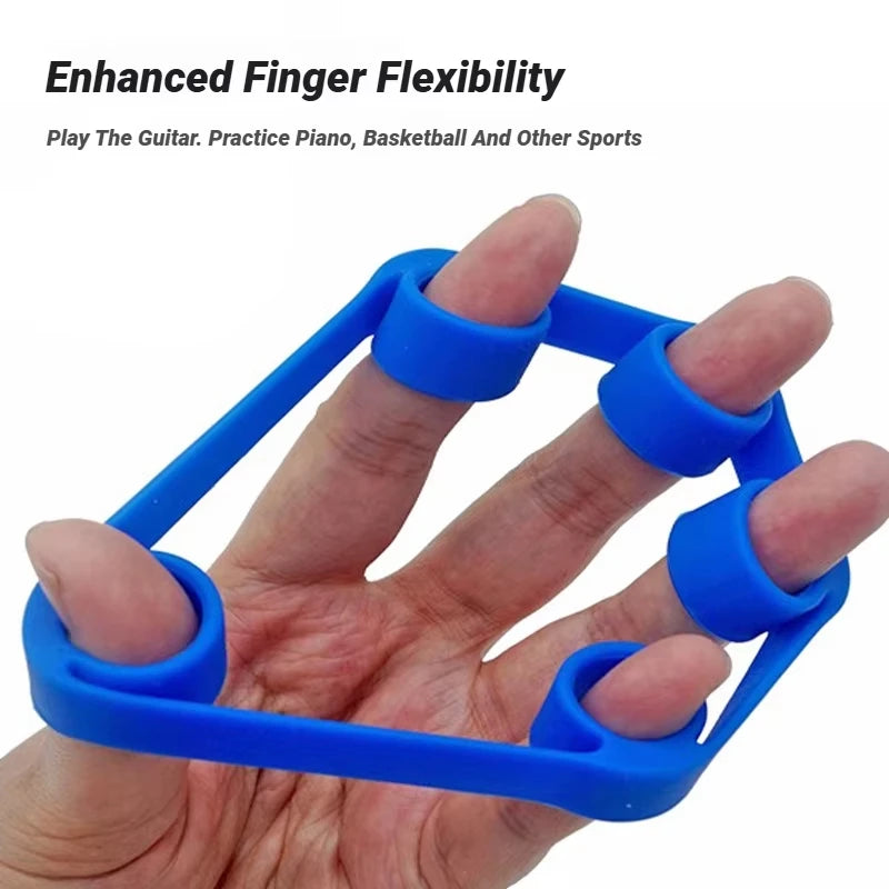 Spring Hand Grip Finger Strength Trainer | A-shaped Foam Wrist Grippers for Hand and lifestyle view