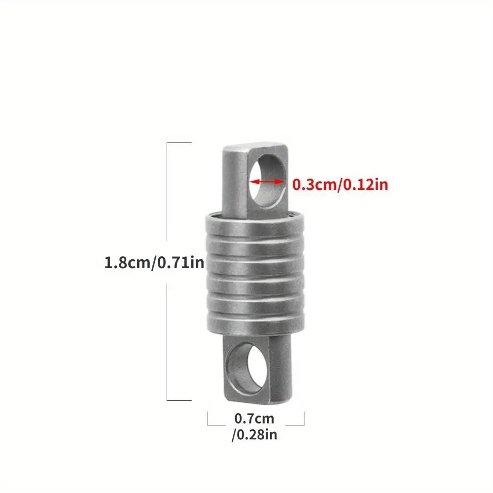 Quick Release 360° Titanium Keychain Swivel | Mini Spinner Buckle Holder lifestyle view