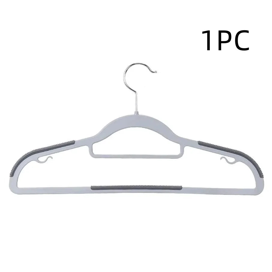 1pc-50pcs Household Clothing Storage Anti Slip Scratch Resistan Shoulder Corner Drying Rack Heavy Duty Standard Plastic Hangers