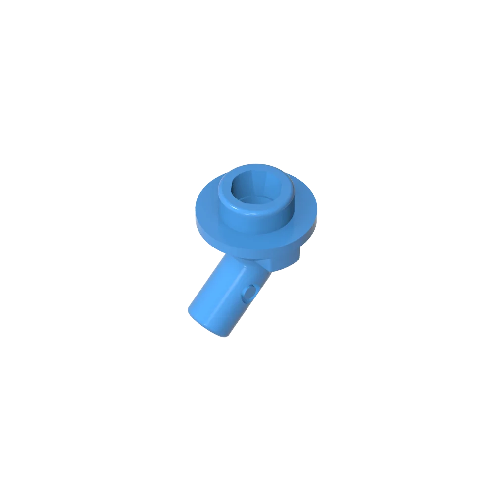 Gobricks GDS-2192 Bar, Angled with Stud on End | Compatible with Lego 65578 Technic additional angle