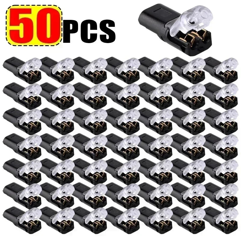 Waterproof Plug Wire Connector 2 Pin Way Cable Plug Car Electric Wire Snap Connecto additional angle
