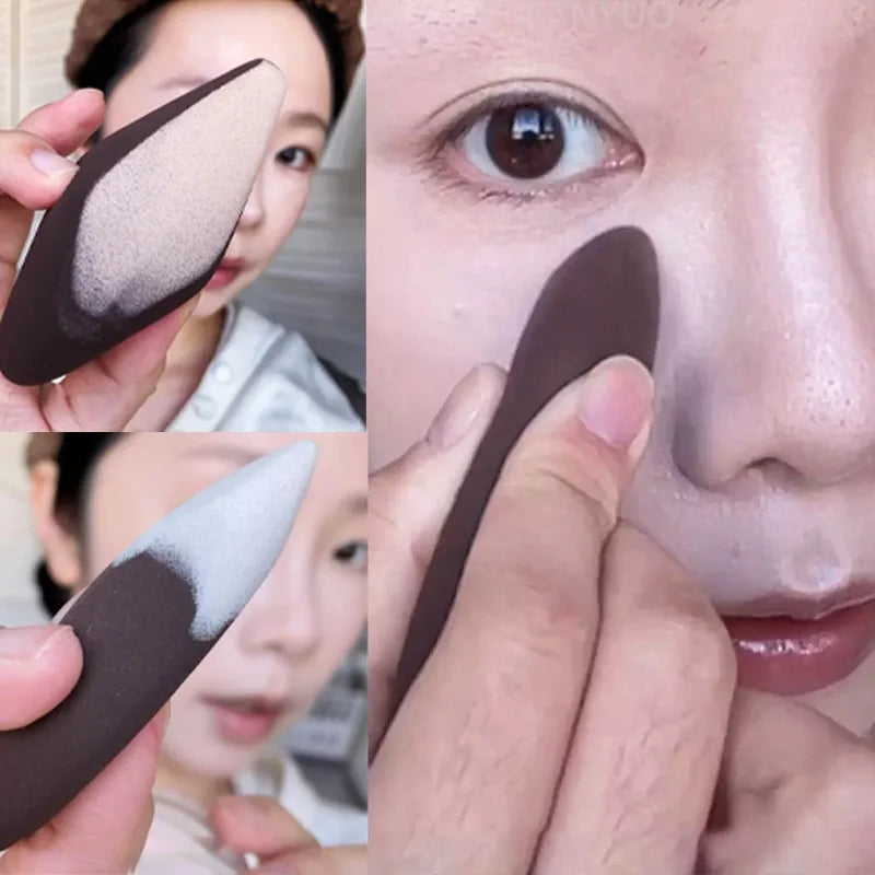 Finger Shape Blender Makeup Sponge Puff Dry Wet Dual-use Foundation Sponge Concealer Brightening Und