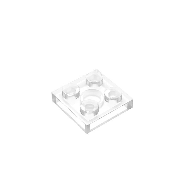 Gobricks Plate 2 x 2 Building Block | Compatible with Lego 3022 detail view