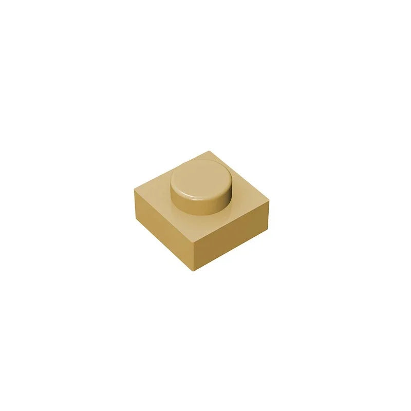 Gobricks GDS-501 Plate 1 x 1 | Compatible Building Block for Creative Builds additional angle