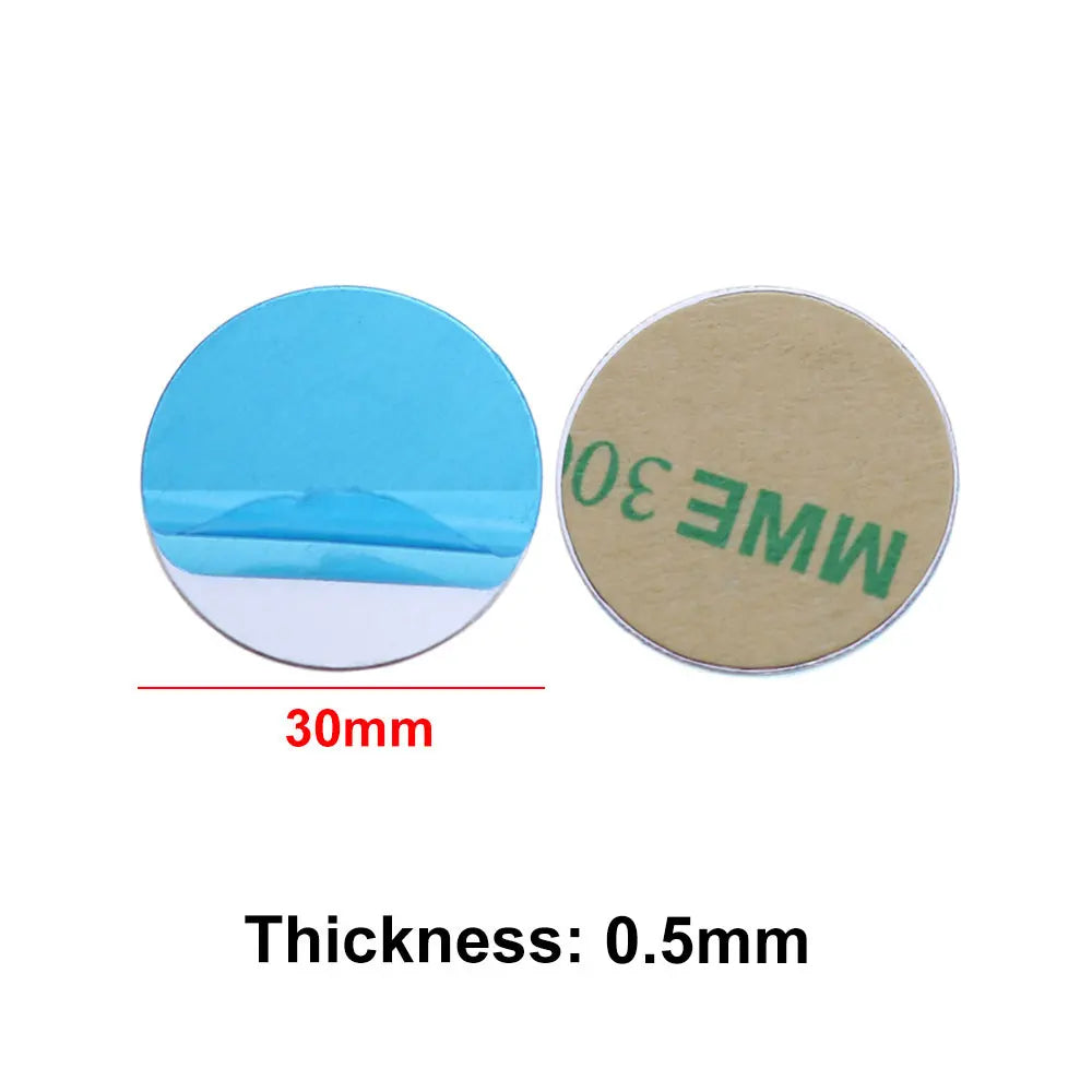 Silver Magnetic Metal Plate for Phone Holder 10 Pcs