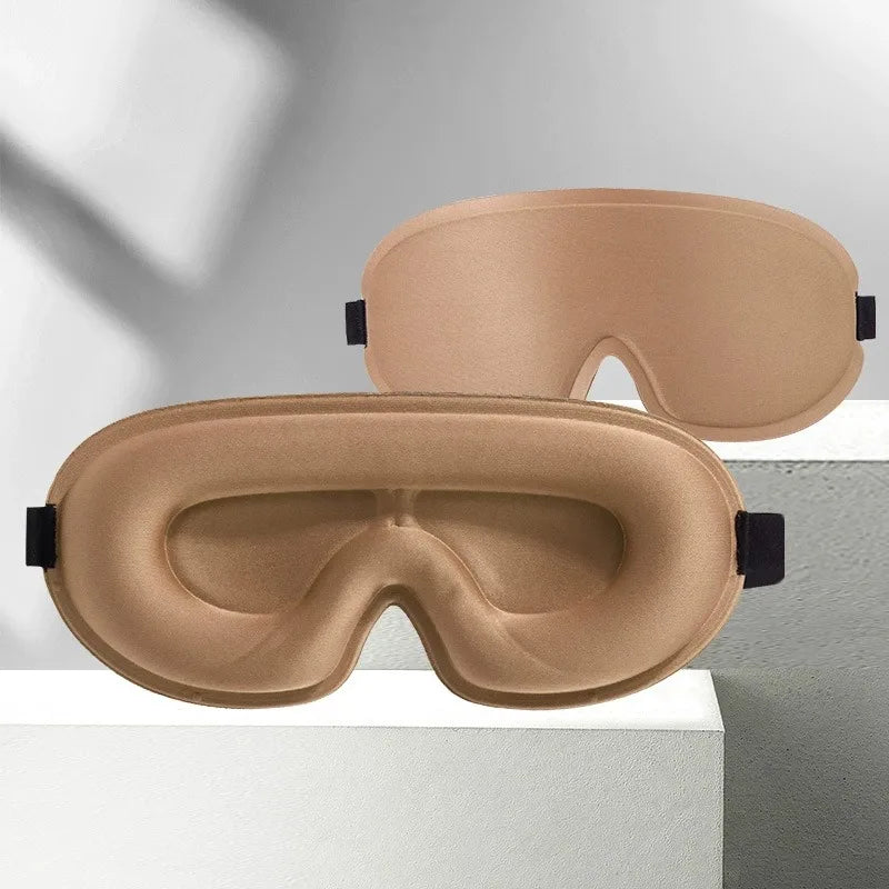 Travel 3D Sleeping Mask | Blockout Light Sleep Aid with Memory Foam additional angle