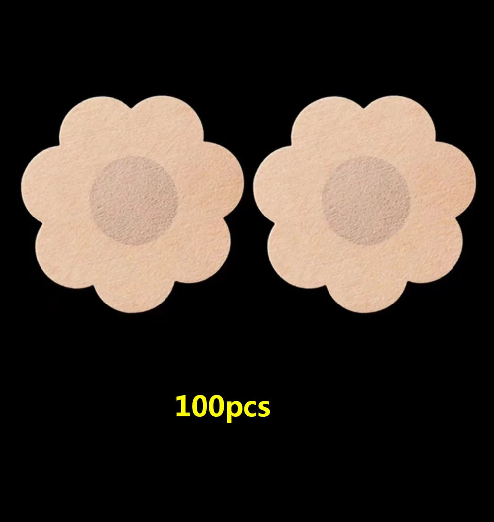 Invisible Chest Sticker Non-woven Bra Breast Patch Bra-less Pasties Pad Nipple Cover Sti detail view