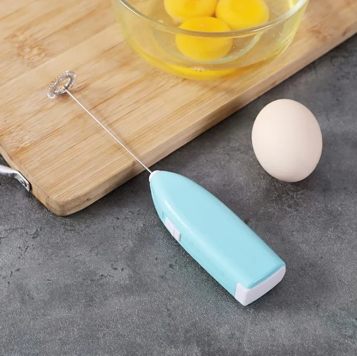 Dual Gear Mini Whisk 3000 RPM Cordless Cream Whipper | Quiet Baking Essential Gift close-up view