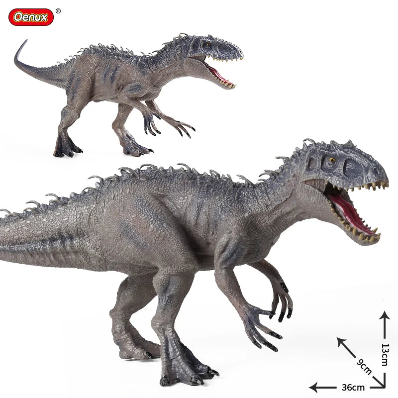 Oenux Dinosaurs World Action Figures | Savage Jurassic Indominus Rex Spinosaurus Tric alternate view
