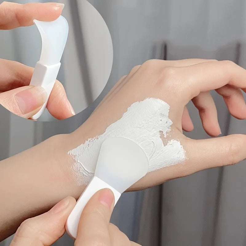 3 Pieces Mask Applicator Brush Set | Soft Silicone Facial Tool Kit detail view