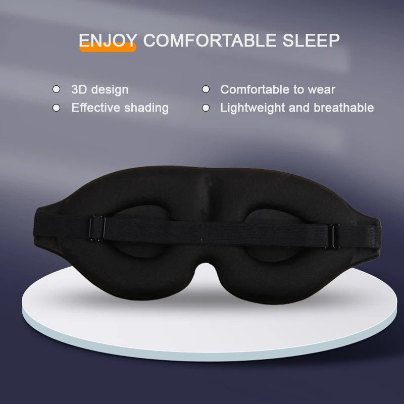 3D Eye Mask Adjustable | No Pressure Sleep Mask for Men and Women detail view