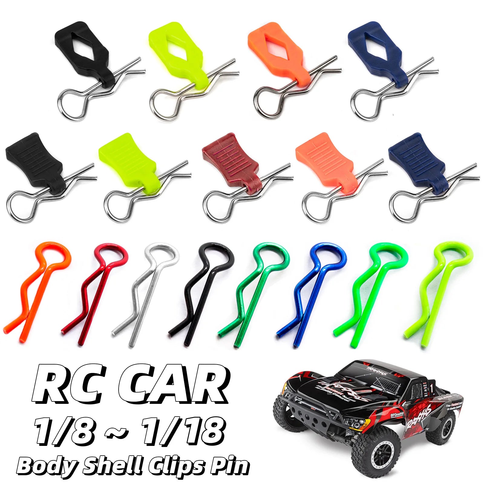 RC Car Body Shell Clips Pin Buckle 1/10 1/12 1/16 for Traxxas Hsp Redcat Rc4wd Tamiya Ax detail view