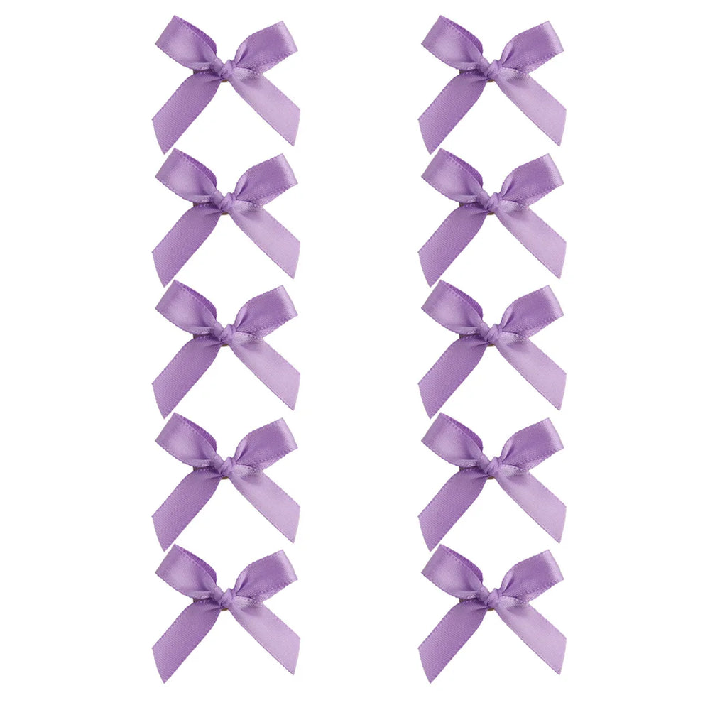 10pcs 4cm Cute Ribbon Bow Hair Clips Girls Korean Style Bowknot Mini Clip Hairpin Bar lifestyle view