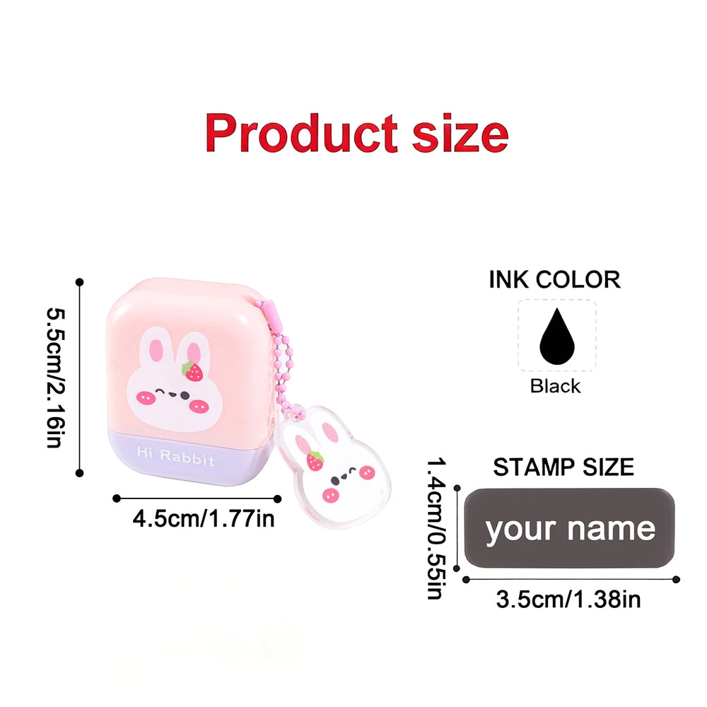 Custom Name Stamp for Clothes and School Uniforms | Personalized Belongings Marker detail view