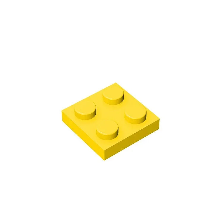 Gobricks Plate 2 x 2 Building Block | Compatible with Lego 3022 lifestyle view