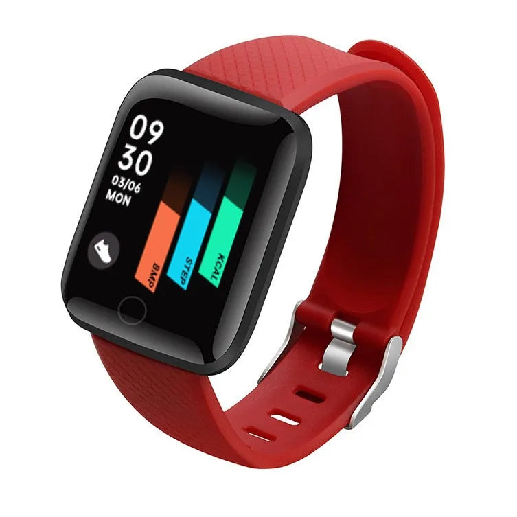 116Plus Smart Watch for Men Women Kids Gift Message Remind Music Control Sport Step C lifestyle view