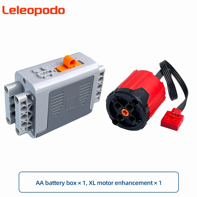 MOC Power Functions Enhanced Version M L XL Servo Red Motor Technical Part Building B lifestyle view