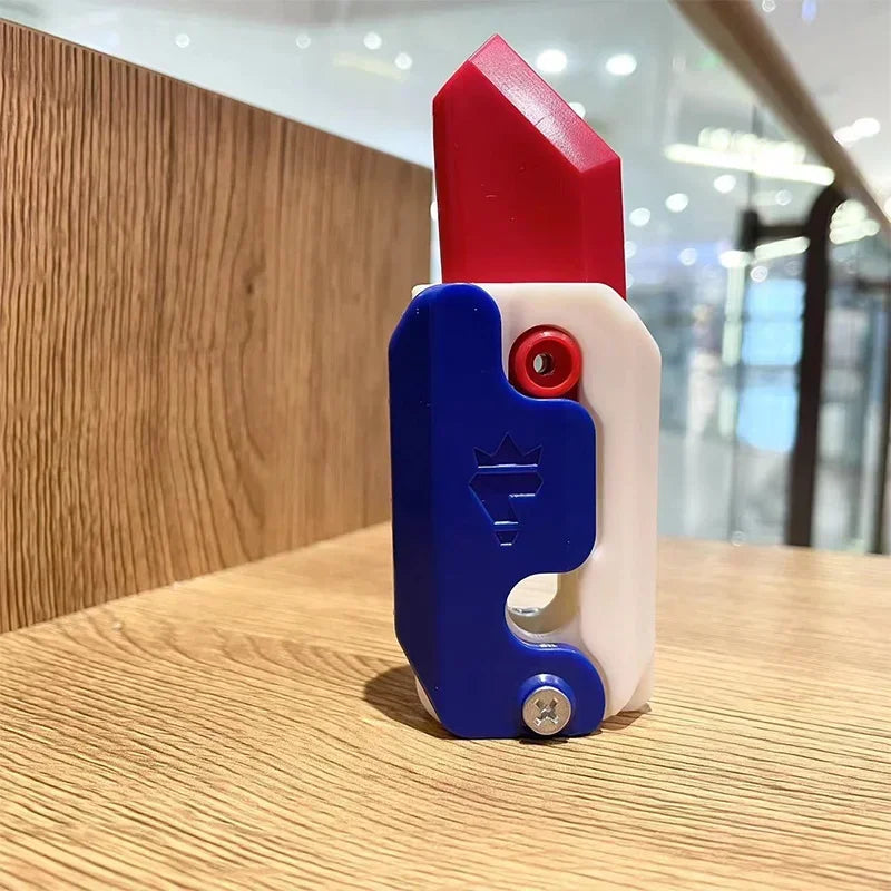 3D Printed Gravity Knife Fidget Toy | Stress Relief Sliding Toy for Kids and Adults alternate view
