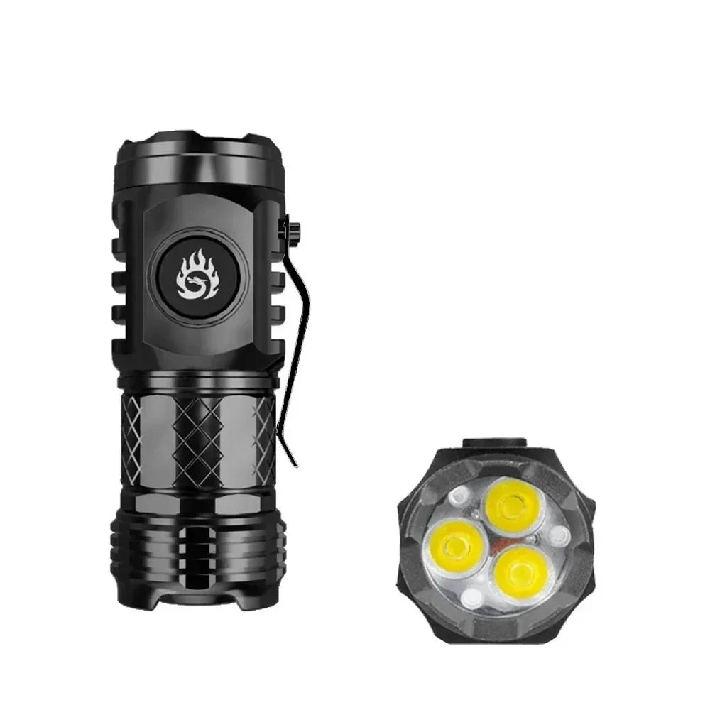 Mini Strong Light Flashlight | Type-C Rechargeable Super Bright LED Torch alternate view