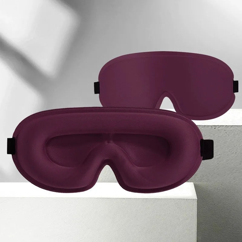 Travel 3D Sleeping Mask | Blockout Light Sleep Aid with Memory Foam detail view