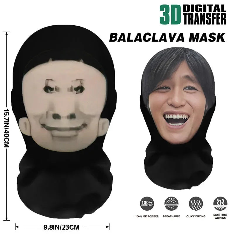 3D Funny Mask Cosplay detail view