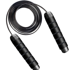 Black PVC Jump Rope with Patented Steel Wire | Fitness Cardio Training alternate view