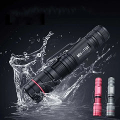 Mini LED Flashlight Q5 | Portable Torch with 3 Modes, Waterproof, AA Battery Powered