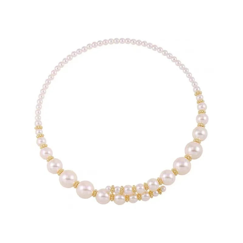 Taoya Vintage Imitation Pearl Collarbone Necklace | Women's Fashion Retro Jewelry lifestyle view