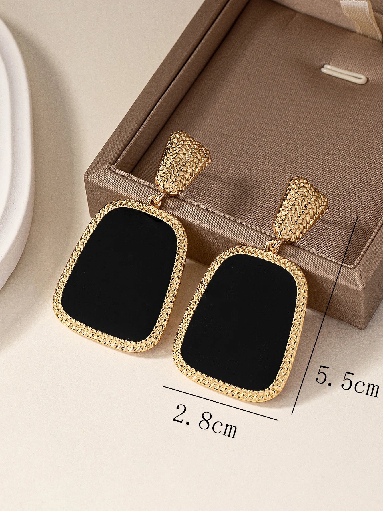 A Pair of Fashionable, Versatile, and Trendy Summer Earrings lifestyle view