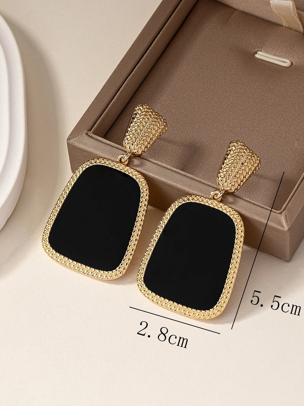 A Pair of Fashionable, Versatile, and Trendy Summer Earrings lifestyle view