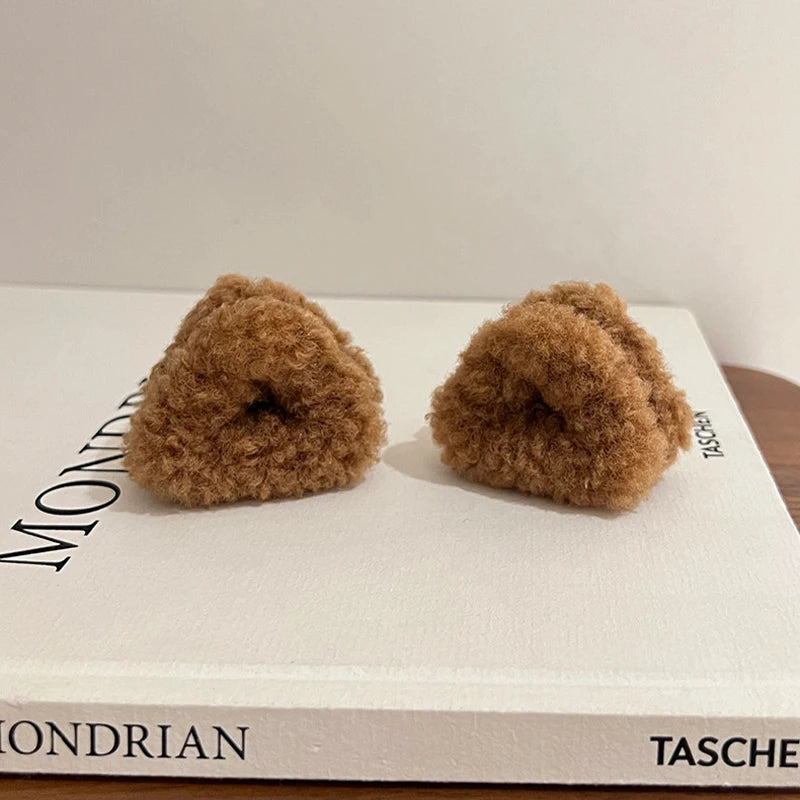 Ears Shape Hair Clips Women Sweet Beige Duck Beak Clip Hairpin Girls Headwear Hair detail view