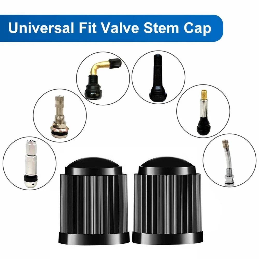 Plastic Tire Stem Valve Caps for Cars, SUVs, Trucks, Bikes and Motorcycles detail view