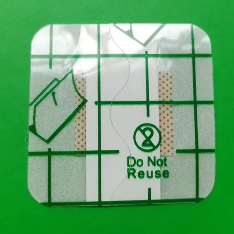 50pcs/100pcs Waterproof Adhesive Square Bandages | First Aid Wound Care Stickers additional angle