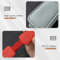 BLALION Car Sun Visor Clip Glasses Cards Case