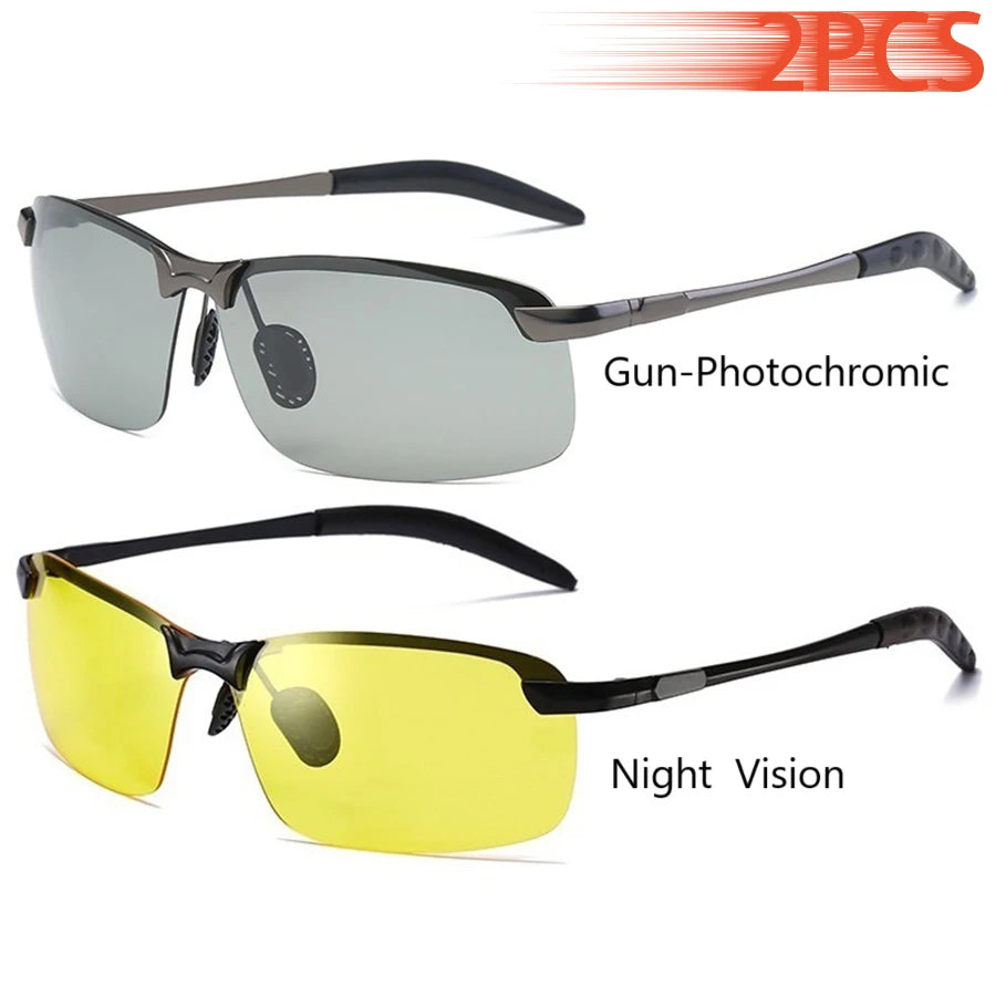 Sunglasses Driving Fishing Chameleon Glasses Change Color Sun Glasses Day Night Visio lifestyle view