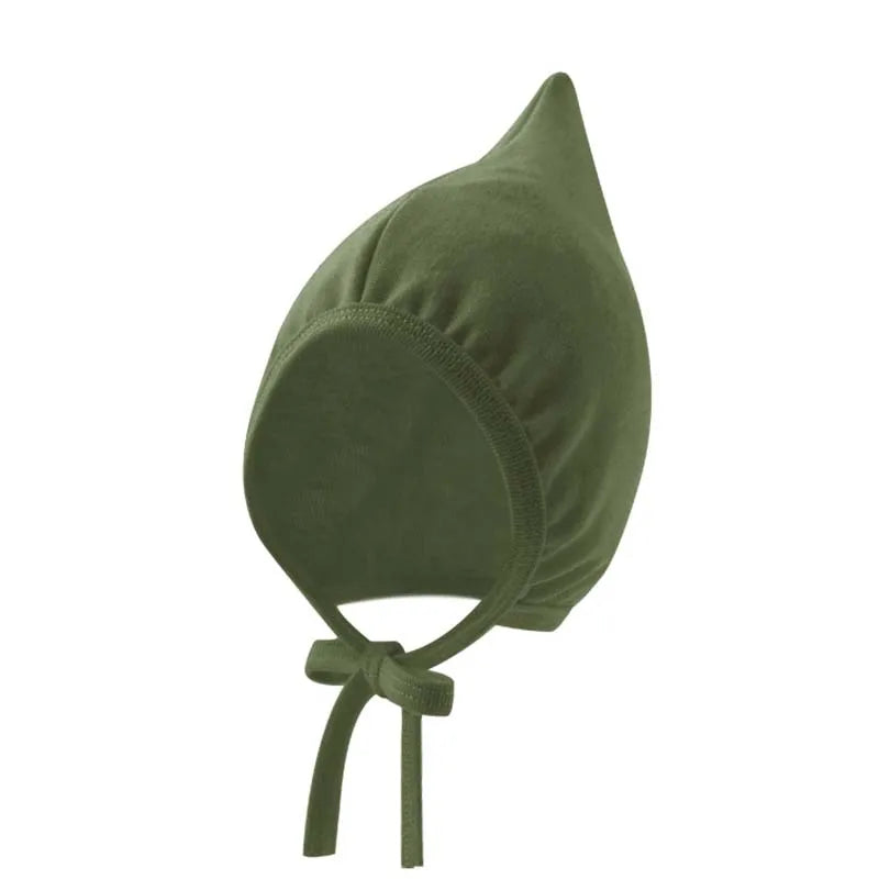 Cotton Newborn Elf Hat for Baby Boys and Girls | Soft Unisex Beanie for 0-12 Months detail view