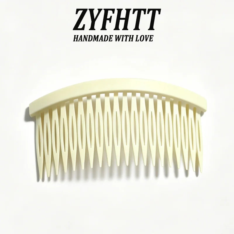 1/3pcs ZYFHTT Solid Color Acrylic Hair Clips for Women Versatile Elegant Hair Stick additional angle