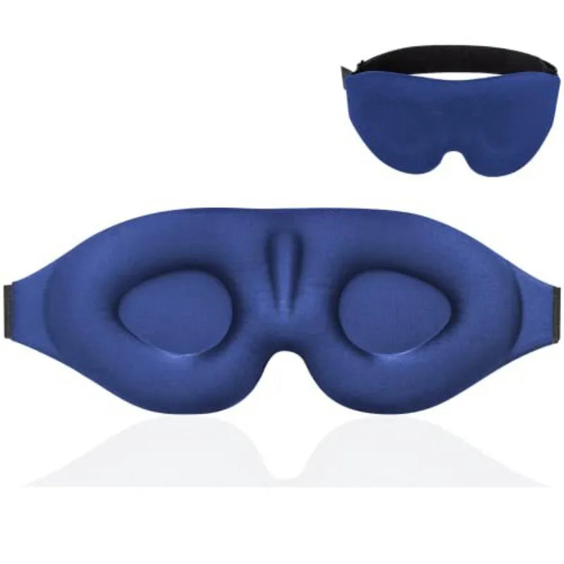 3D Contoured Sleep Mask | Memory Foam Blackout Eye Shade for Deep Rest detail view