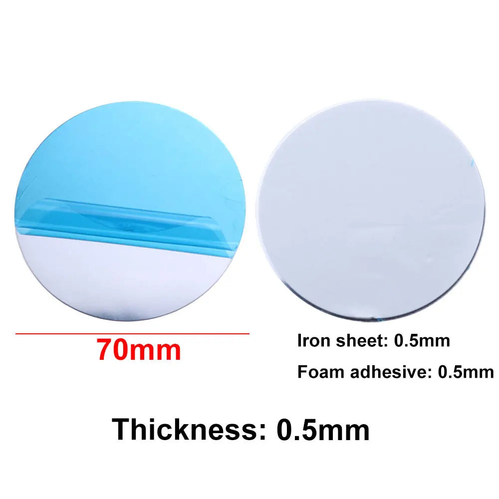 Silver Magnetic Metal Plate for Phone Holder 10 Pcs