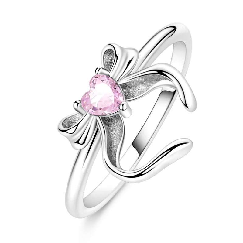 Daisy 925 Sterling Silver Wedding Ring | Sparkling Zircon Engagement Jewelry detail view