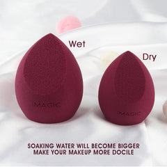 IMAGIC Makeup Sponge Puff Professional Cosmetic Puff for Foundation Beauty Cosmetic Ma close-up view