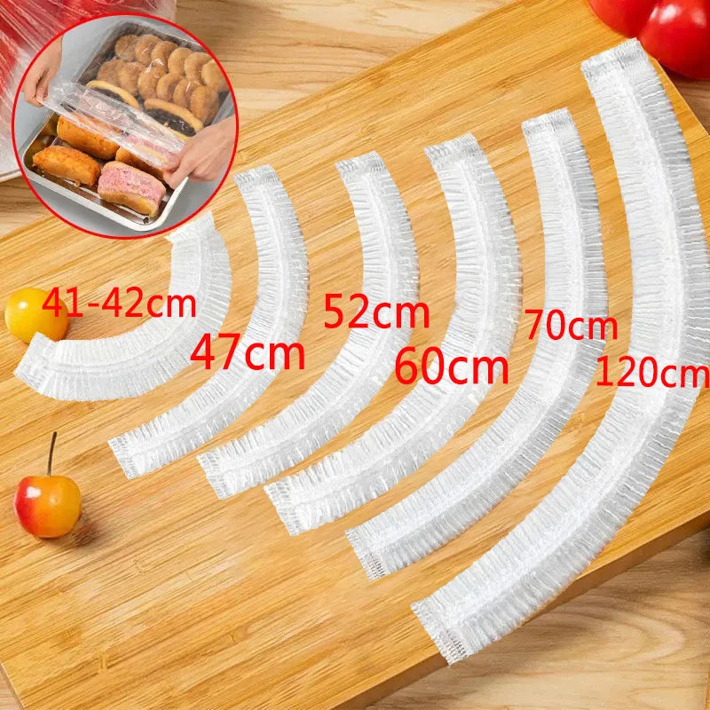 Cover Elastic Plastic Wrap Cover Food Grade Storage Bag Kitchen Organizer