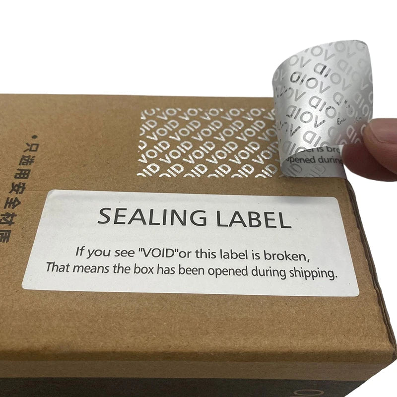 50Pcs Tamper Proof Warranty Void Labels | Security Seal Stickers for Product Protection detail view